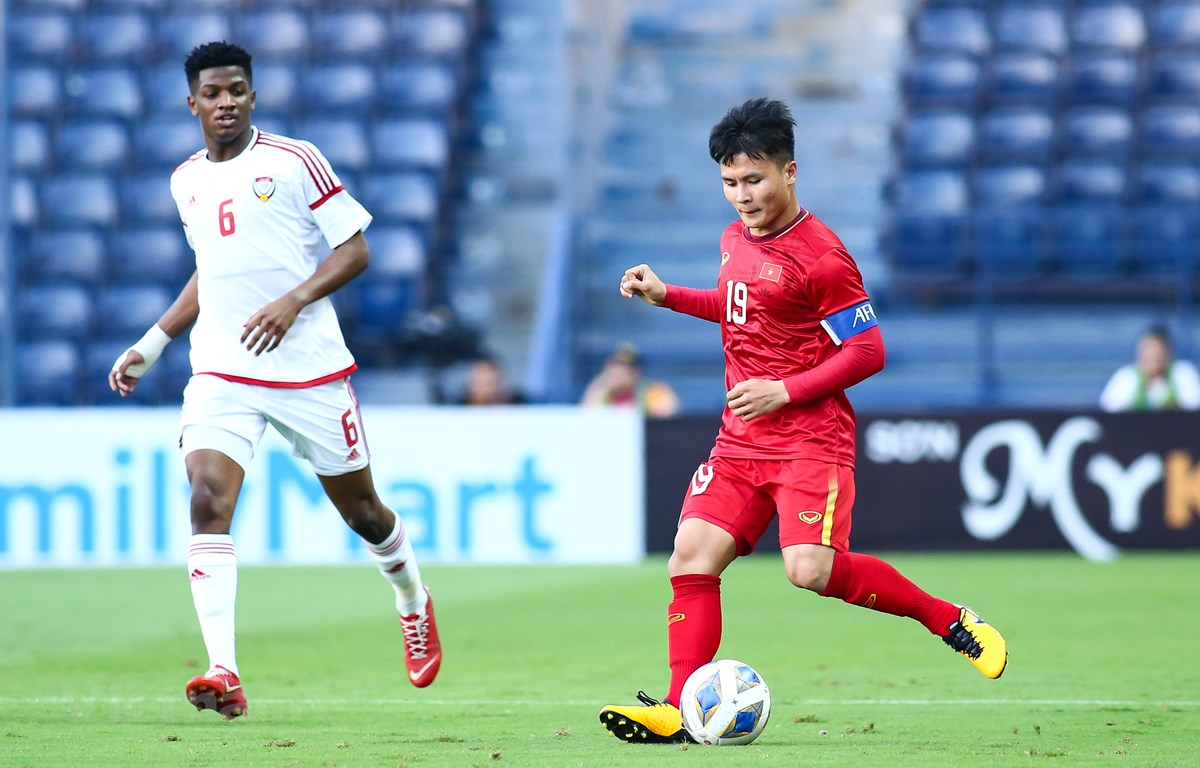 U23 Việt Nam nằm ở bảng đấu dễ chịu tại vòng loại U23 châu Á 2022. (Ảnh: PV/Vietnam+) 