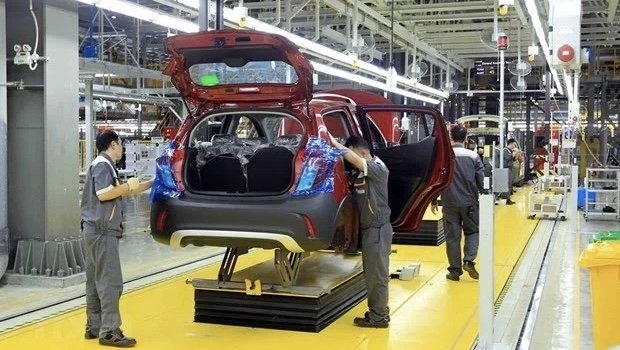 Inside a Vinfast factory (Photo: VNA).