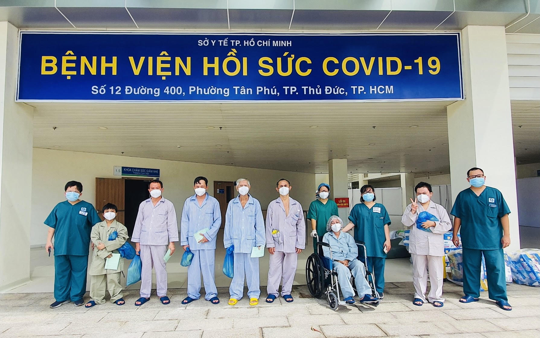 Bệnh viện Hồi sức Covid-19 TP Hồ Chí Minh có gần 30 bệnh nhân nặng đã xuất viện (Ảnh: BV Chợ Rẫy). 