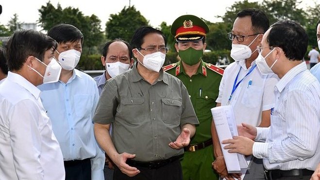 Prime Minister Pham Minh Chinh will be responsible for general leadership and coordination in the battle against COVID-19. (Photo: VGP).