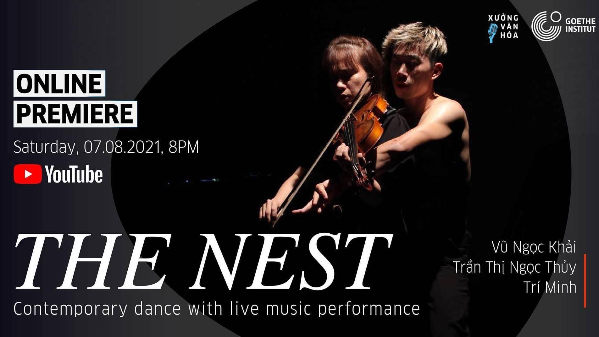 Contemporary dance with live music performance named “The Nest” will open the programme.