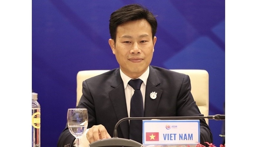 President of the Vietnam National University, Hanoi (VNU) Le Quan (Photo: cand.com.vn/VNA).