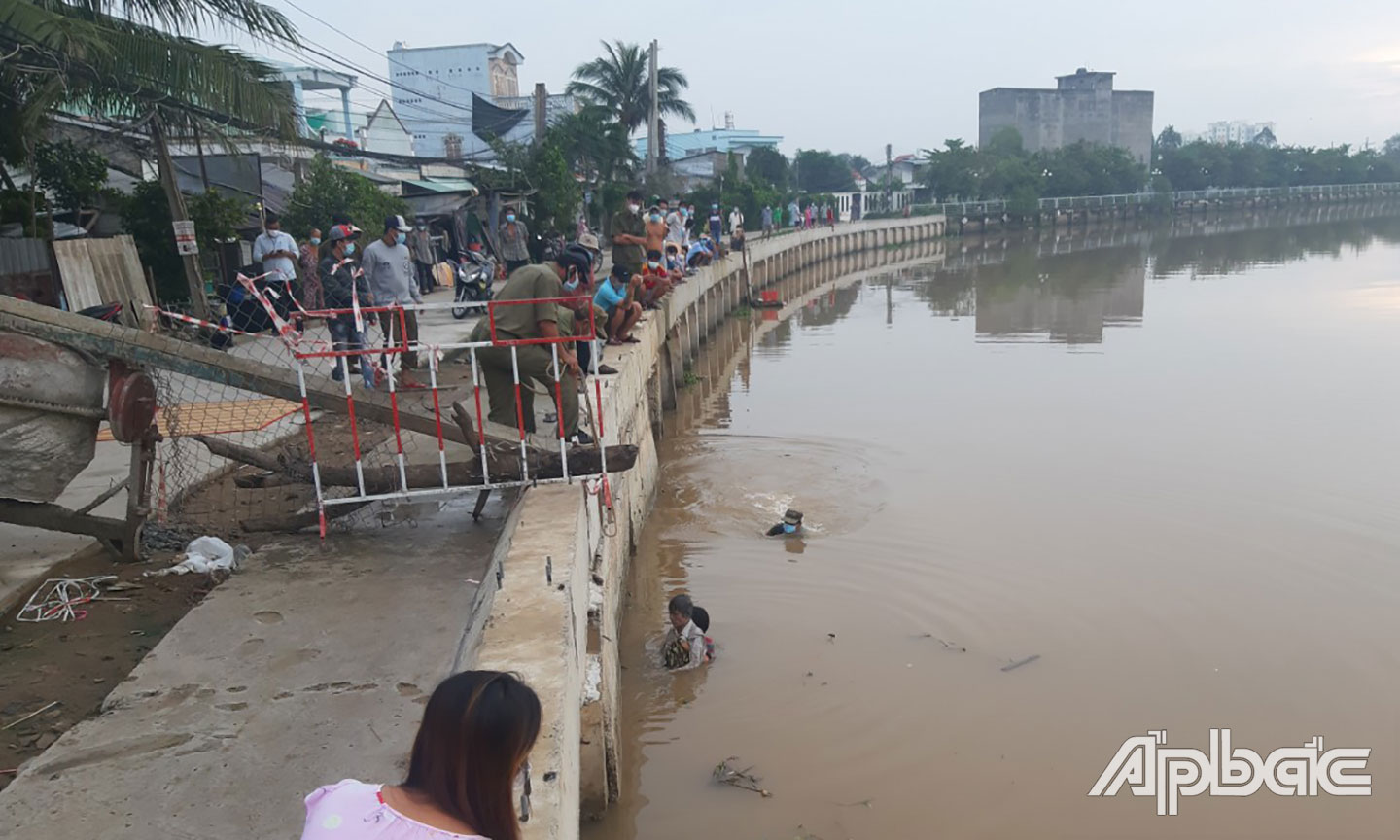 Hiện trường vụ việc.