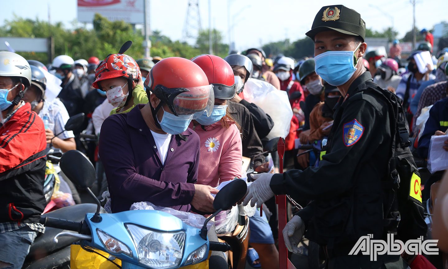 Người Tiền Giang được nhận về nhưng đảm bảo các điều kiện y tế.