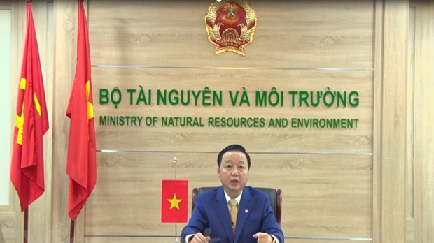 Minister of Natural Resources and Environment Tran Hong Ha (Photo: VNA).