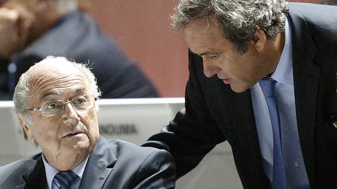 Cả Sepp Blatter và Platini đều đang bị buộc tội .