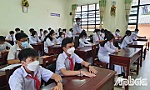 Tiền Giang: Trên 98% học sinh từ khối 7 đến 12 trở lại trường