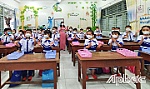Tiền Giang: Trẻ mầm non, học sinh tiểu học hân hoan trở lại trường