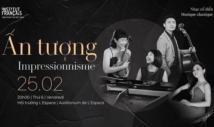 Concert to delight Hanoi audience with musical masterpieces of impressionist composers (Photo: French Institute in Vietnam).