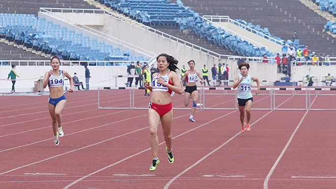Giải điền kinh tiền SEA Games 31 sẽ được tổ chức trong tháng 4 nhằm đánh giá chất lượng hệ thống trang thiết bị và cơ sở vật chất. Ảnh: Bằng Linh
