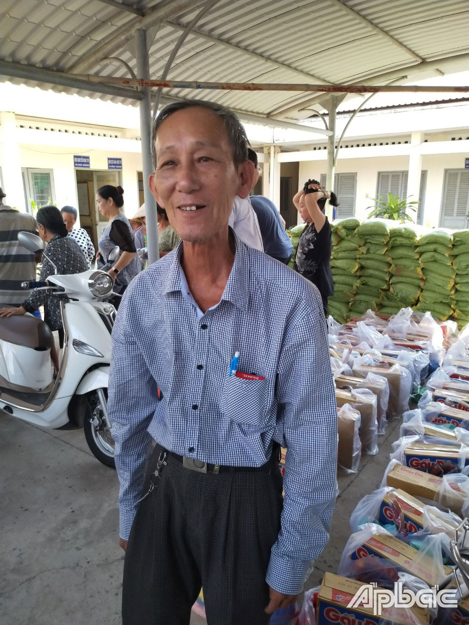 Ông Đỗ Ngọc Xuân, Chủ tịch Hội NNCĐDC xã Tân Hội Đông, huyện Châu Thành.