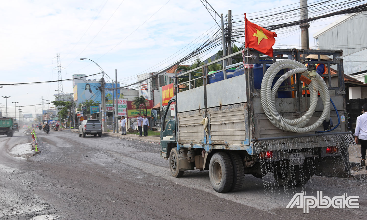 Nhiều giải pháp đảm bảo an toàn giao thông và bụi đã được khắc phục.