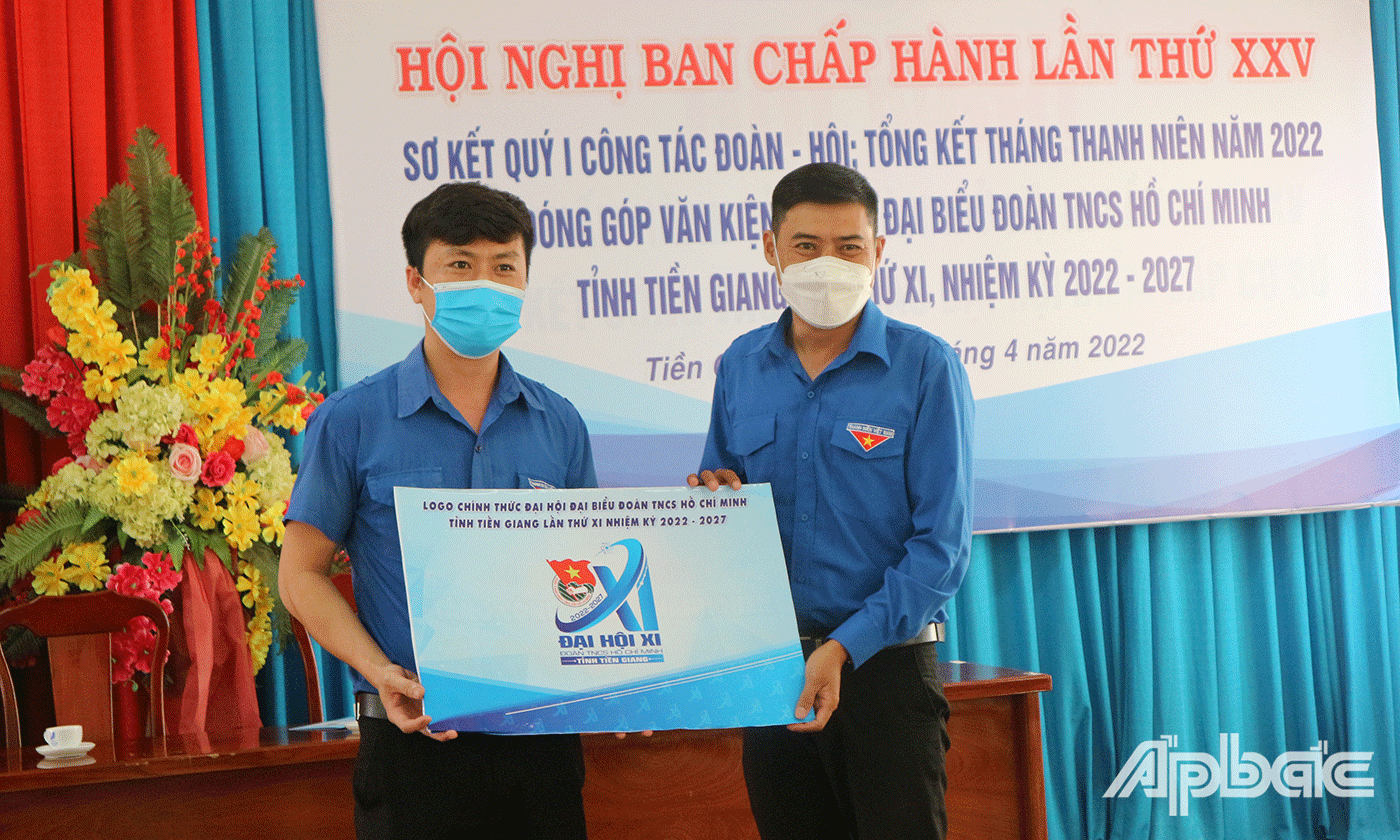 Ban Thường vụ Tỉnh Đoàn về việc chọn logo chính thức Đại hội đại biểu Đoàn TNCS Hồ Chí Minh tỉnh Tiền Giang lần thứ XI, nhiệm kỳ 2022-2027.