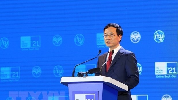 Minister of Information and Communications Nguyen Manh Hung (Photo: VNA).