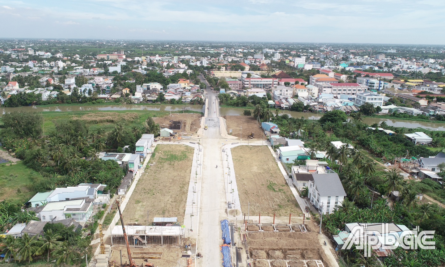 TX. Gò Công ngày càng văn minh, hiện đại. Ảnh: PHƯƠNG NAM.