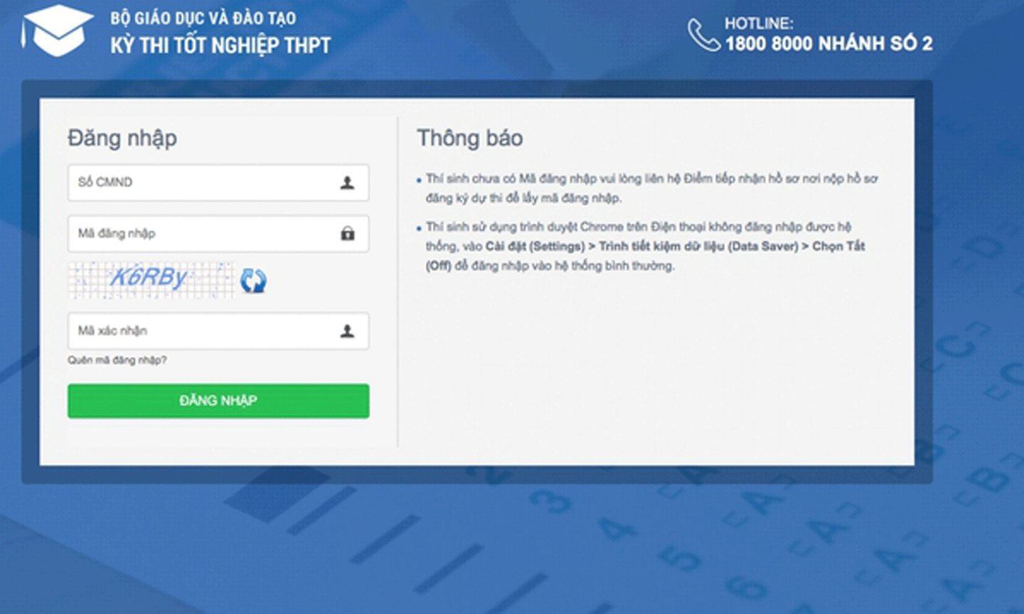 Bộ Giáo dục và Đào tạo đã triển khai chạy thử nghiệm hệ thống đăng ký dự thi trực tuyến từ ngày 26/4/2022.