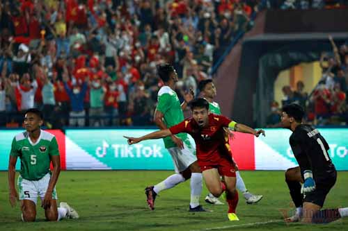 U23 Việt Nam đa gửi đến các đối thủ ở SEA Games 31 lời chào chất lượng. Ảnh: Vietnamnet.vn