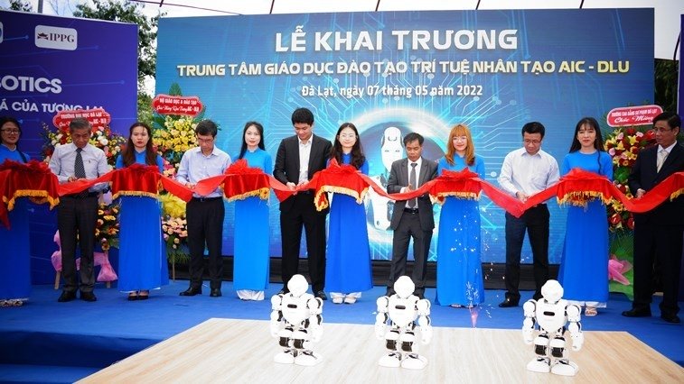 The opening of the AI training and research centre at Da Lat University. (Photo: VNA).