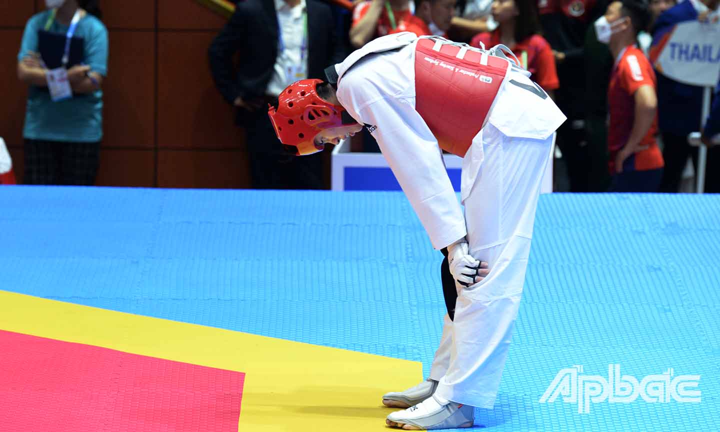 Nỗi buồn của Phạm Minh Bảo Kha sau thất bại ở trận chung kết.