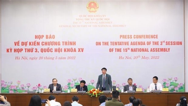 At the press conference (Photo: VNA).