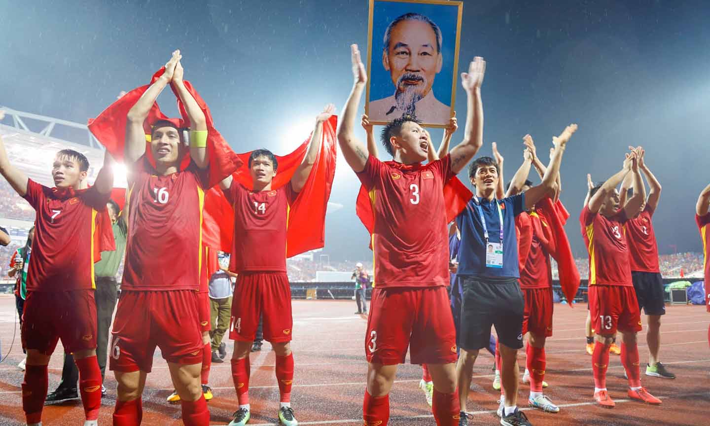 Các cầu thủ U23 Việt Nam đã tạo nên thành tích lịch sử ở SEA Games 31.