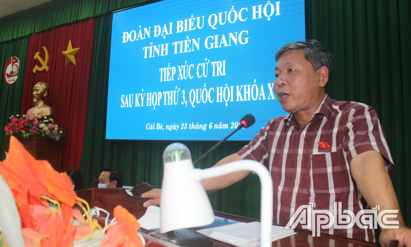 đại biểu Nguyễn Hoàng Mai