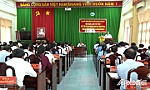 Huyện ủy Chợ Gạo lãnh đạo thực hiện đảm bảo tiến độ hầu hết các chỉ tiêu, nhiệm vụ