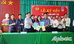 Ký kết thỏa thuận hợp tác với Trung tâm Kinh doanh VNPT Tiền Giang và Bảo hiểm PVI