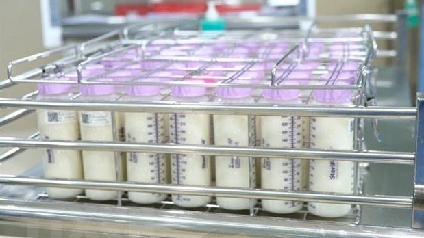 A breast milk bank, the largest of its kind in Vietnam, is inaugurated at Hung Vuong Hospital in Ho Chi Minh City on August 6.(Photo: VNA).