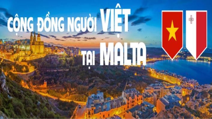 The Facebook poster of the Vietnamese community in Malta. (Photo: VNA).