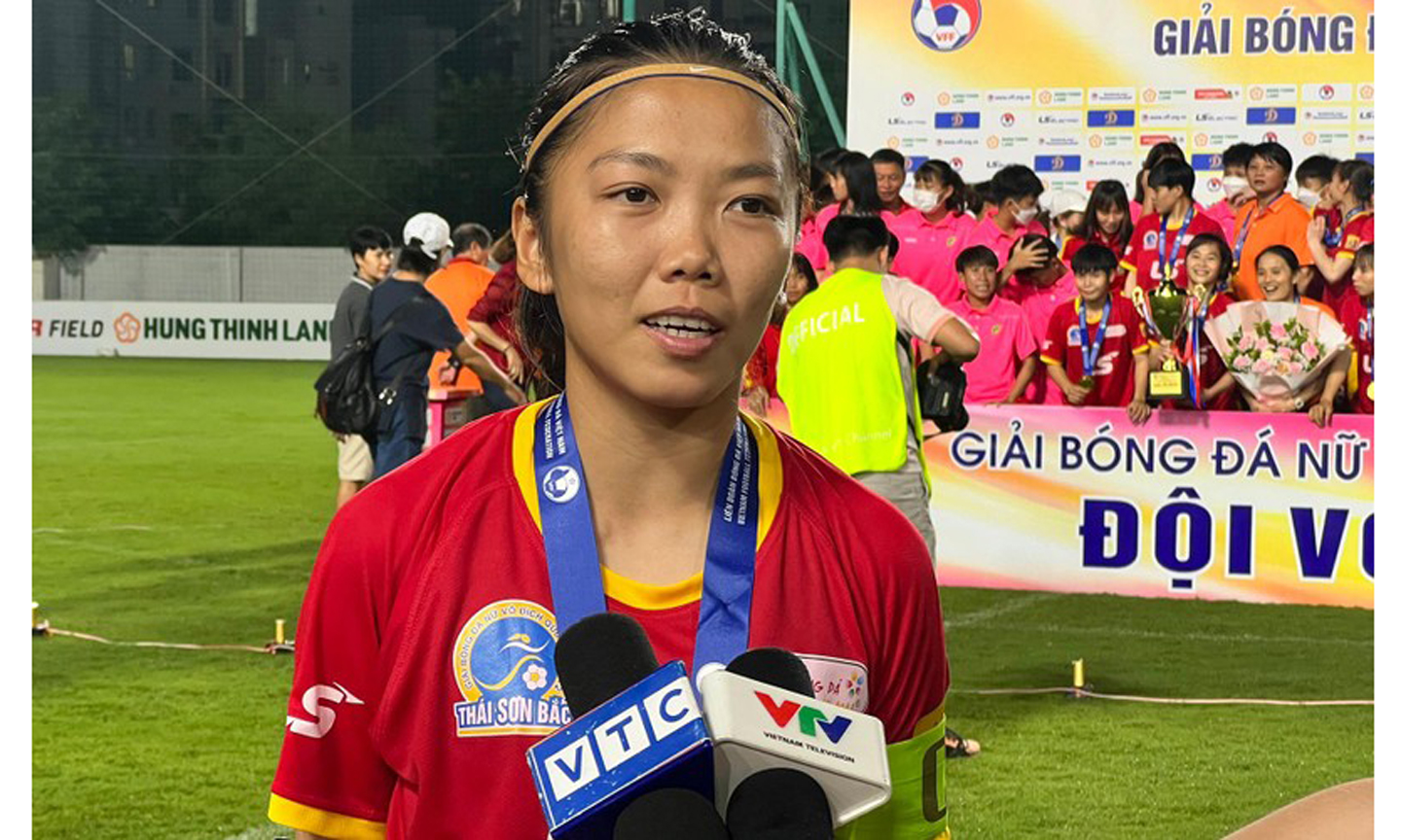 Đội trưởng đội tuyển bóng đá nữ quốc gia Huỳnh Như. (Ảnh: VFF)