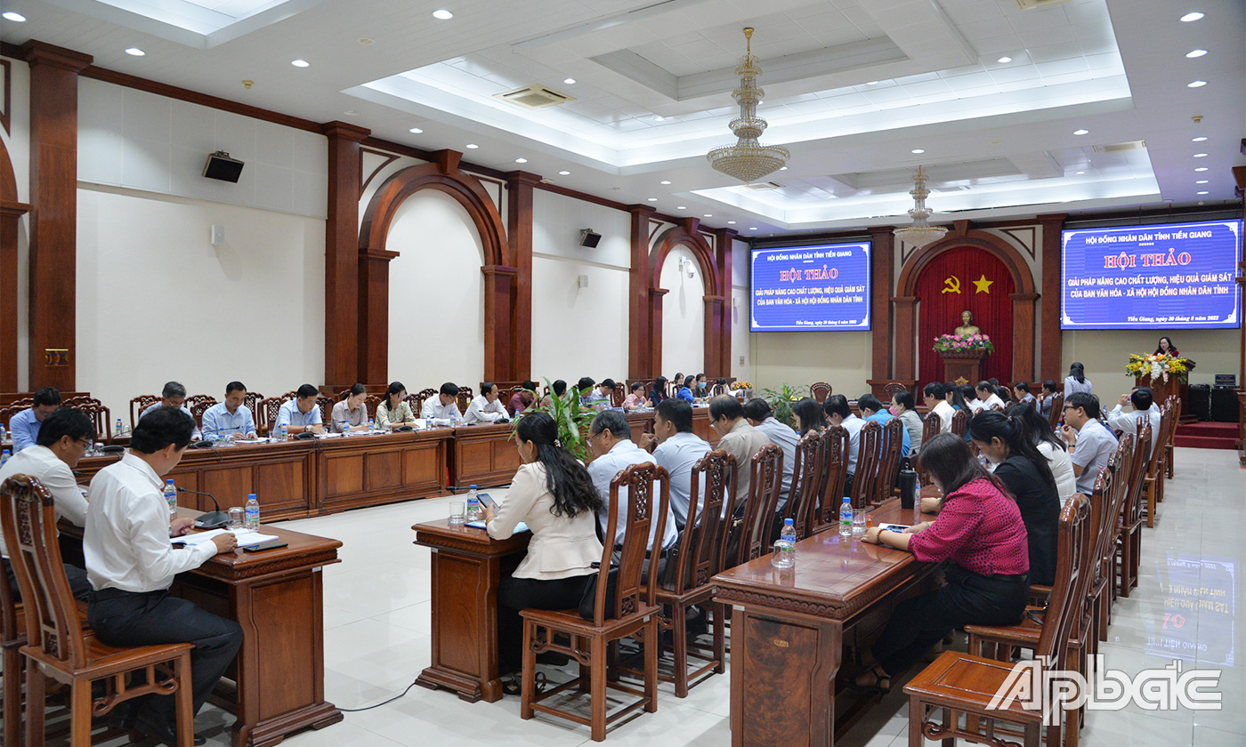 Quang cảnh hội thảo