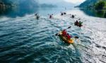 Kayak race held for the first time on Da River