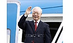 Tổng Bí thư Nguyễn Phú Trọng lên đường thăm chính thức nước CHND Trung Hoa
