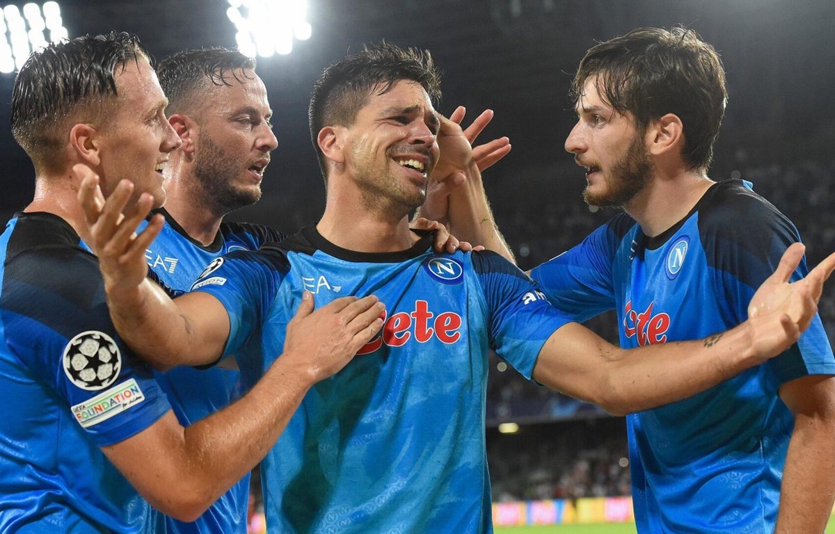 Napoli vào vòng 1/8 Champions League. (Nguồn: Getty Images)