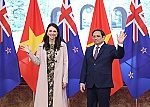 Thủ tướng Phạm Minh Chính chủ trì lễ đón chính thức Thủ tướng New Zealand Jacinda Ardern