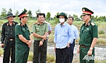 Kiểm tra các khu vực thực binh phục vụ Diễn tập khu vực phòng thủ tỉnh Tiền Giang năm 2022