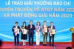  Trao Giải thưởng báo chí tuyên truyền về an toàn giao thông