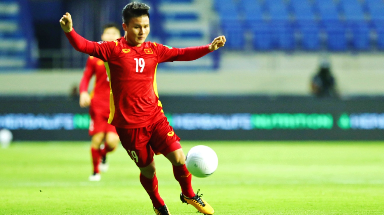 Quang Hải là một trong những cầu thủ đắt giá nhất của Việt Nam tại AFF Cup 2022 (cùng với Hoàng Đức). Ảnh: thethaovanhoa.vn