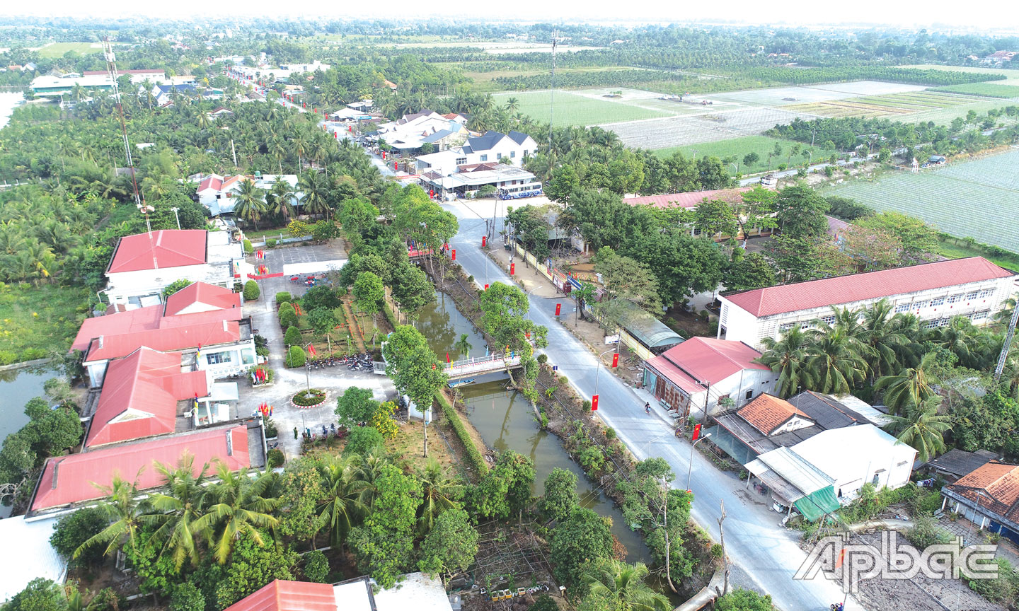 Một góc xã Tân Phú  hôm nay.