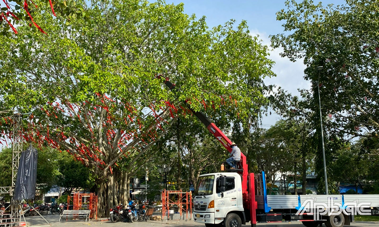 TP. Mỹ Tho và các phường, xã đang khẩn trương thực hiện công tác chuẩn bị cho hoạt động Lễ hội “Chào năm mới 2023”.