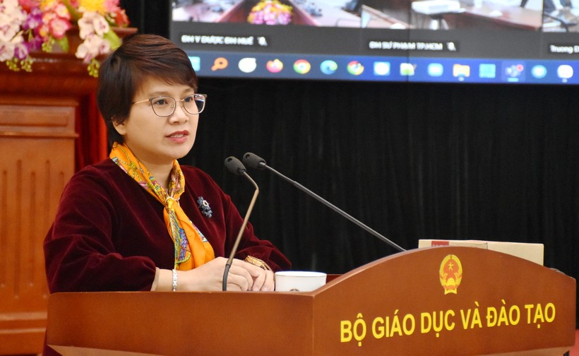 PGS.TS Nguyễn Thu Thủy - Vụ trưởng Vụ Giáo dục đại học (Bộ GD&ĐT).