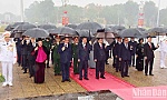 Leaders pay tribute to President Ho Chi Minh on Party's founding anniversary