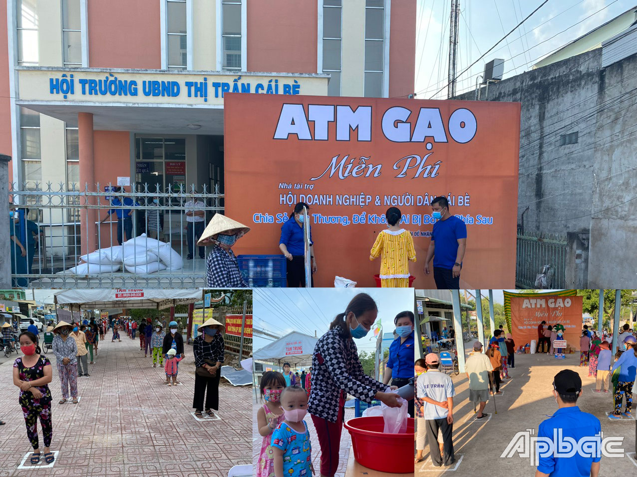 ATM gạo cho người dân khó khăn trong thời điểm dịch Covid-19