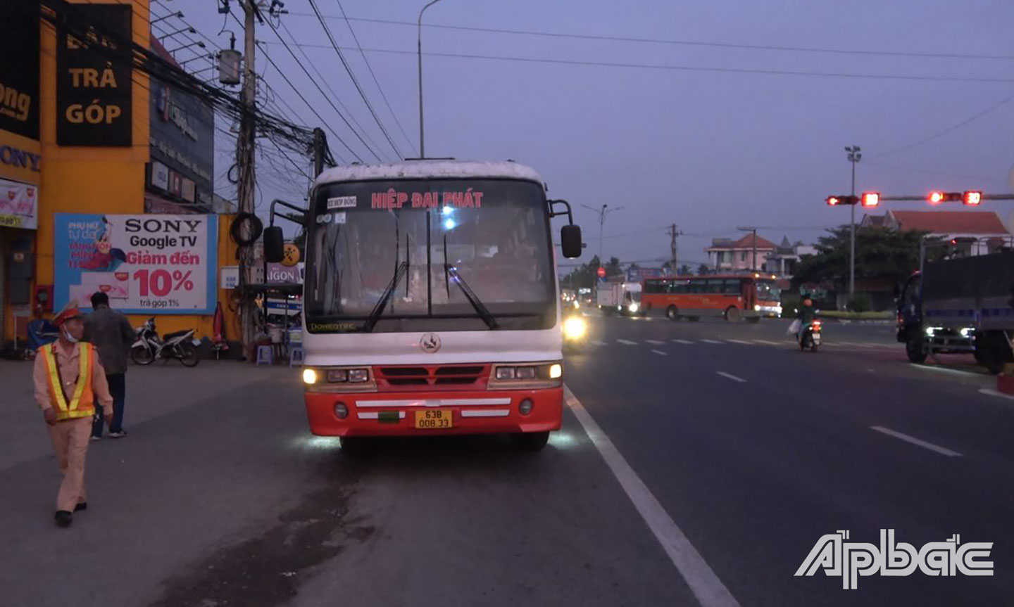 Xử lý xe vi phạm.