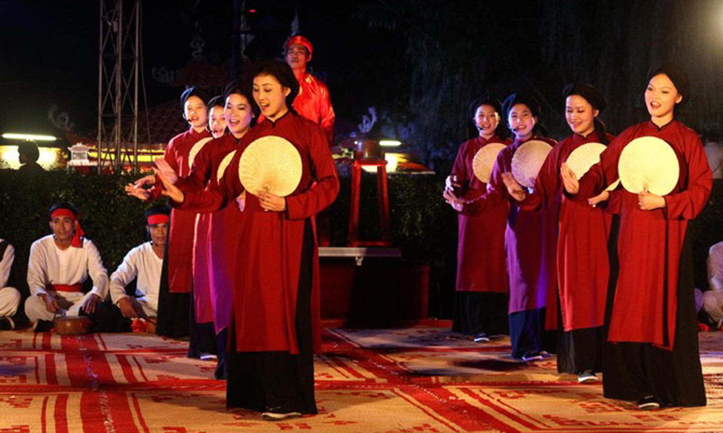 A performance of Xoan singing, a UNESCO-recognised intangible cultural heritage in Phu Tho province (Photo: toquoc.vn).