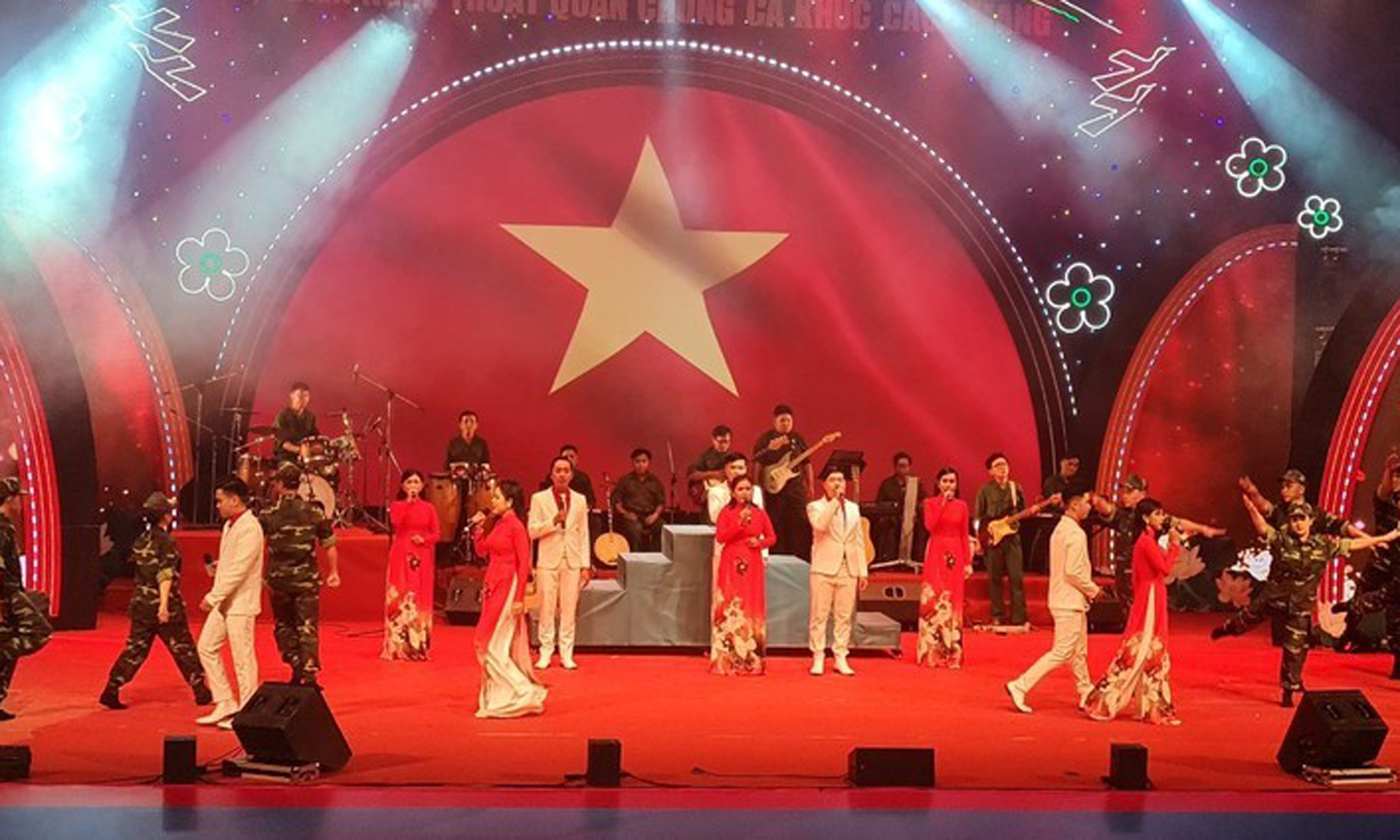 A performance at the opening ceremony.
