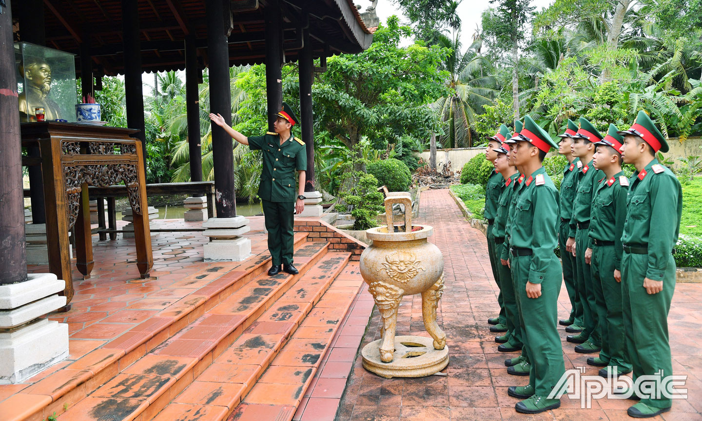 Đoàn Thanh niên Quân sự tỉnh thường xuyên làm tốt công tác giáo dục truyền thống cho thế hệ trẻ.