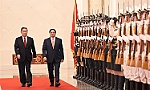 Chinese Premier chairs welcome ceremony for Vietnamese Prime Minister