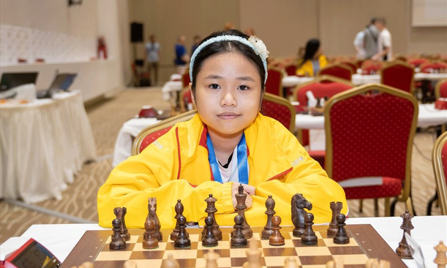 Gold medalist Le Thai Hoang Anh (photo: laodong).